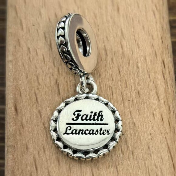 Pandora Faith Lancastex Flag Exclusive Charm, S925 Silver Bracelets - Picture 2 of 4